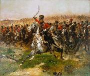 Edouard Detaille Vive L Empereur oil on canvas